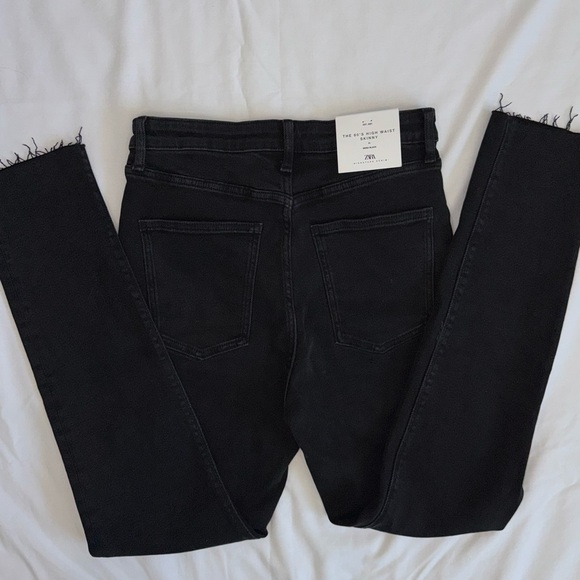 Zara Women's Skinny Black Jeans - Picture 5 of 11